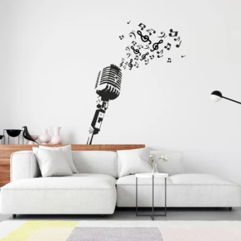 Glasbene stenske nalepke