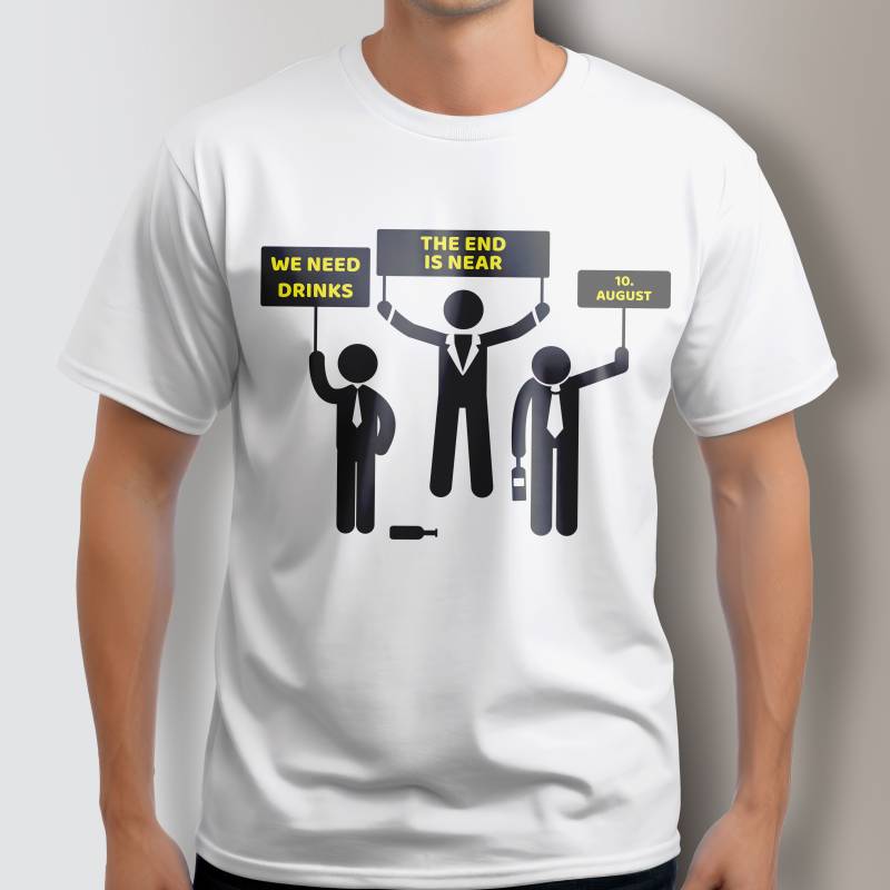 Personalizirana majica za fantovščino - The end is near