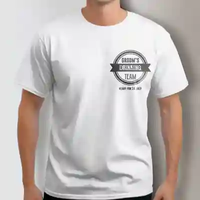 Personalizirana majica za fantovščino - Groom's Drinking