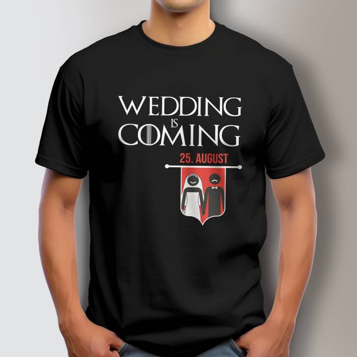 Personalizirana majica za fantovščino - Wedding is coming