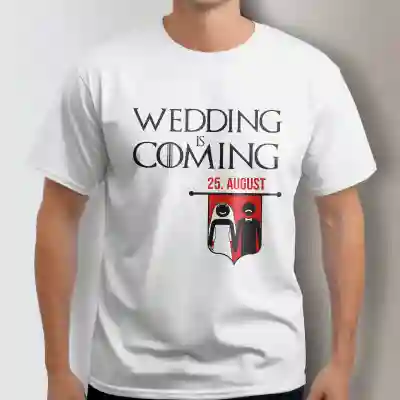Personalizirana majica za fantovščino - Wedding is coming