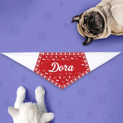 Bandana za psa – Kosti