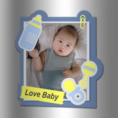 Personalizirani magneti za hladilnik - I love baby