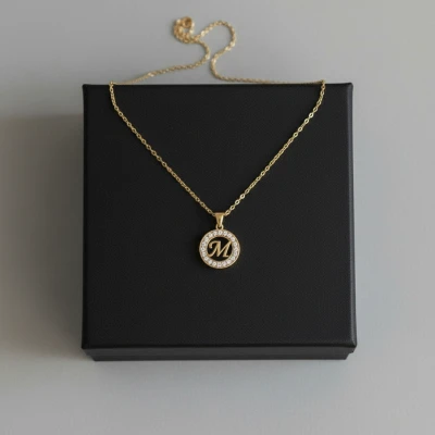 Personalizirana ogrlica z začetnico