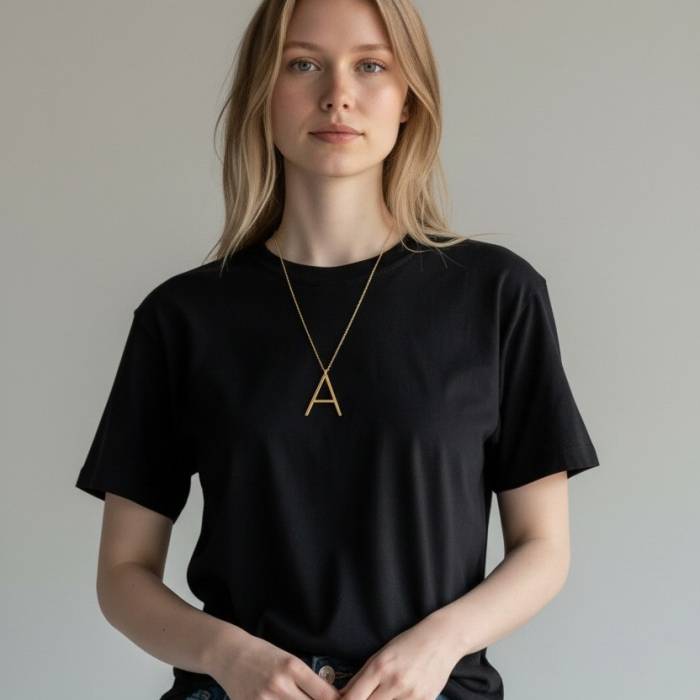 Personalizirana ogrlica z vašo začetnico