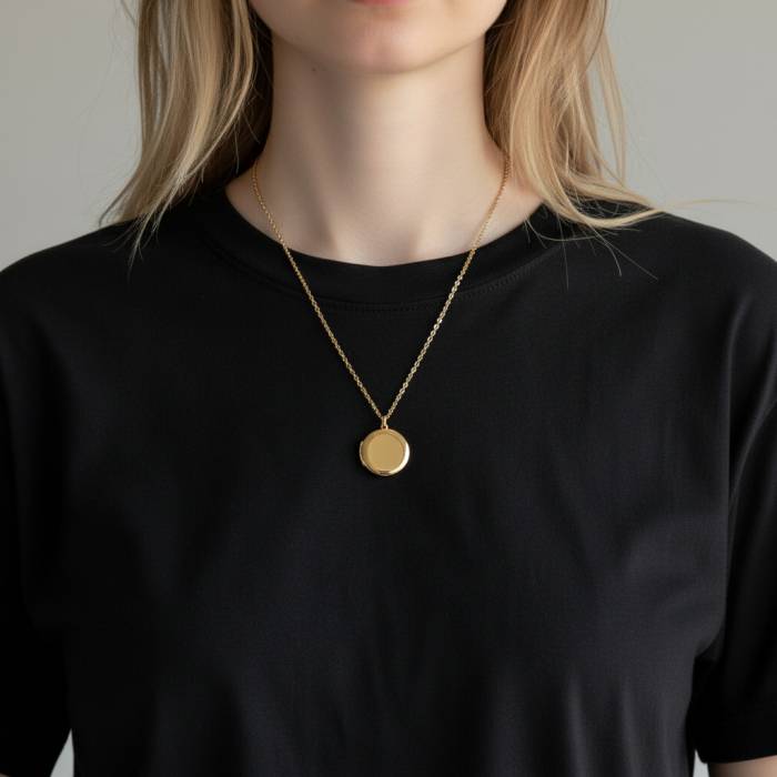 Ogrlica z medaljonom s fotografijo