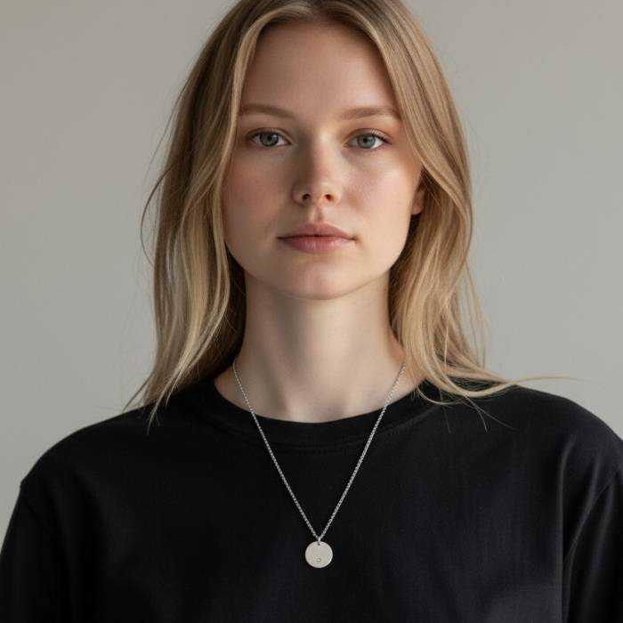 Personalizirana ogrlica z začetnico