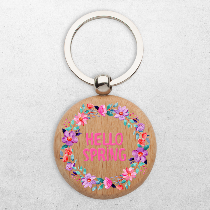 Personaliziran lesen obesek - Lepo pomlad