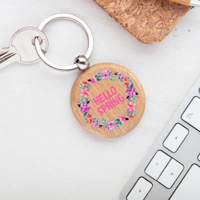 Personaliziran lesen obesek - Lepo pomlad