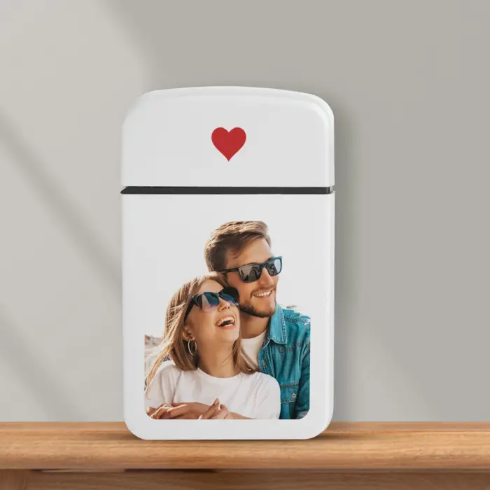 Personaliziran vžigalnik proti vetru - Srce s fotografijo