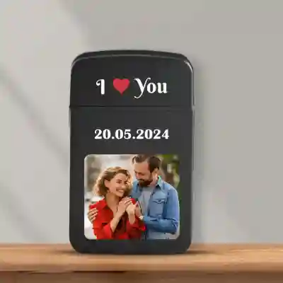 Personaliziran vžigalnik proti vetru - Ljubim te