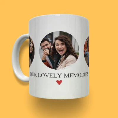 Prilagojena keramična skodelica – Spomini