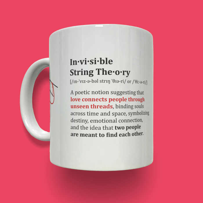 Prilagojena keramična skodelica – Teorija nevidnih niti