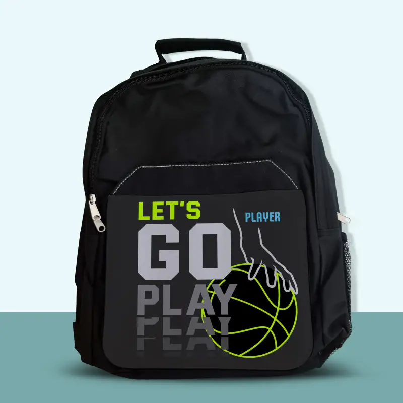 Personaliziran nahrbtnik - Let's go play