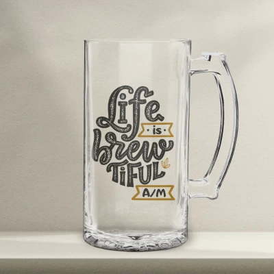 Personaliziran vrč za pivo – Life is Brewtiful