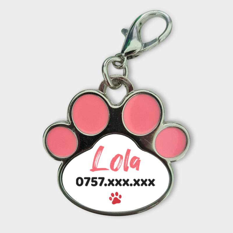 Personaliziran obesek za živali - Ime in telefonska številka Personaliziran obesek za živali - Ime in telefonska številka