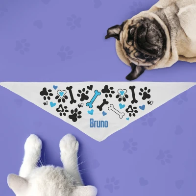 Bandana za psa – Kosti