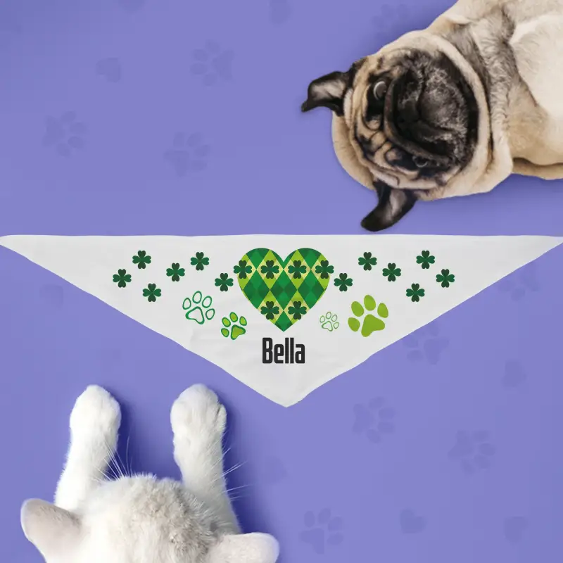 Bandana za psa – Deteljica