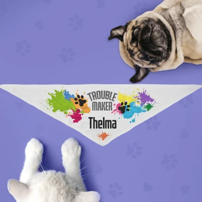 Bandana za psa – Mali razgrajač