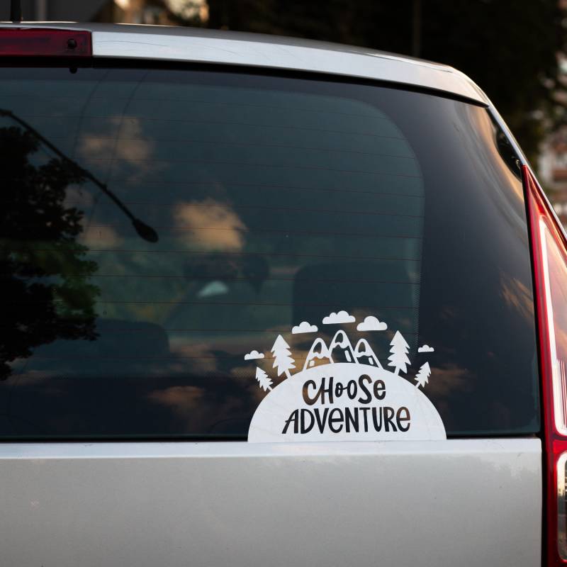 Nalepka za avto - Choose Adventure