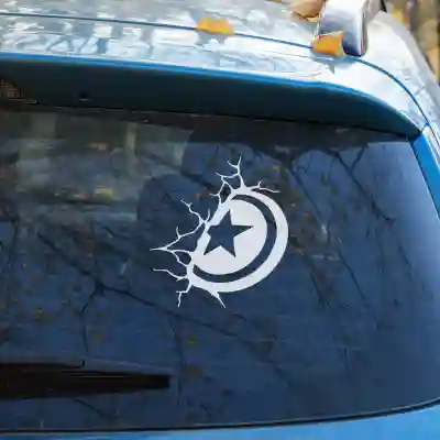 Nalepka za avto - Capitan America