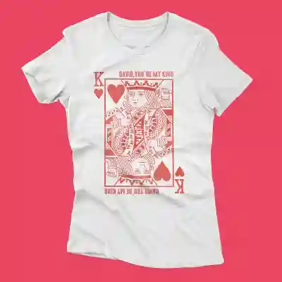 Personalizirana ženska majica – King of Hearts