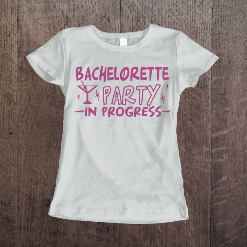 Personalizirana majica za dekliščino – Bachelorette Party In Progress
