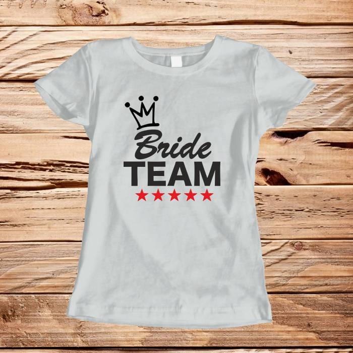 Personalizirana majica za dekliščino – Team Bride
