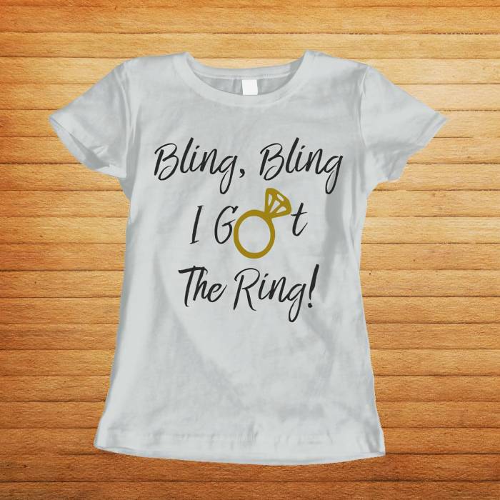 Personalizirana majica za dekliščino – I got the ring