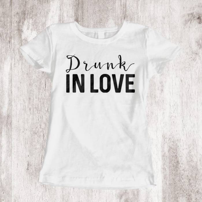 Personalizirana majica za dekliščino – Drunk in Love