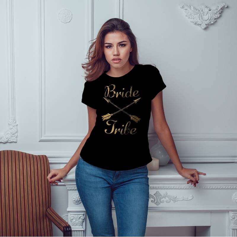 Personalizirana majica za dekliščino – Bride Tribe