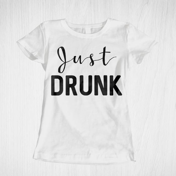 Personalizirana majica za dekliščino – Just Drunk