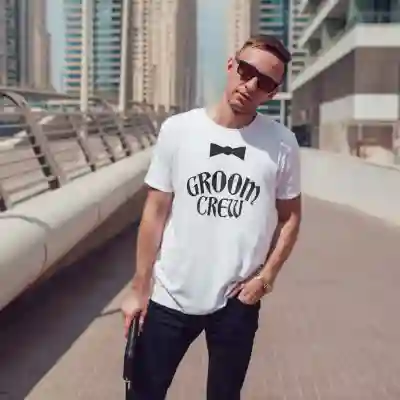 Personalizirana majica za fantovščino – Groom Crew