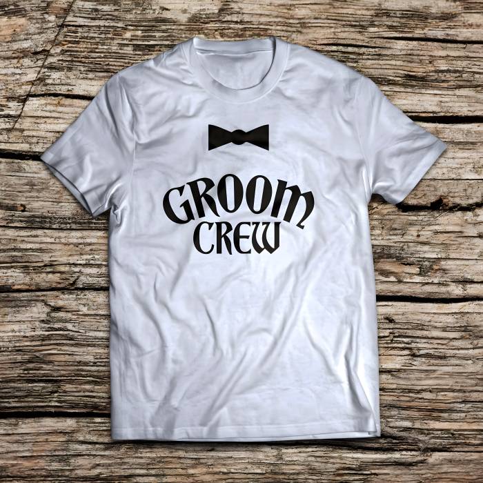 Personalizirana majica za fantovščino – Groom Crew