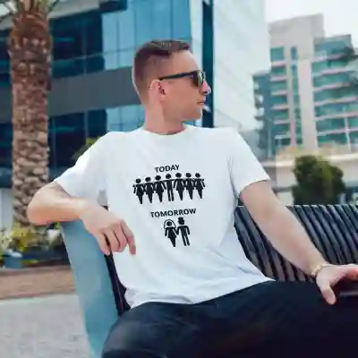 Personalizirana majica za fantovščino – Single Today, Married Tomorrow