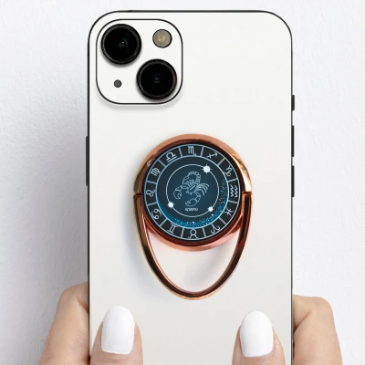 Personalizirano držalo za telefon v obliki prstana - Škorpijon