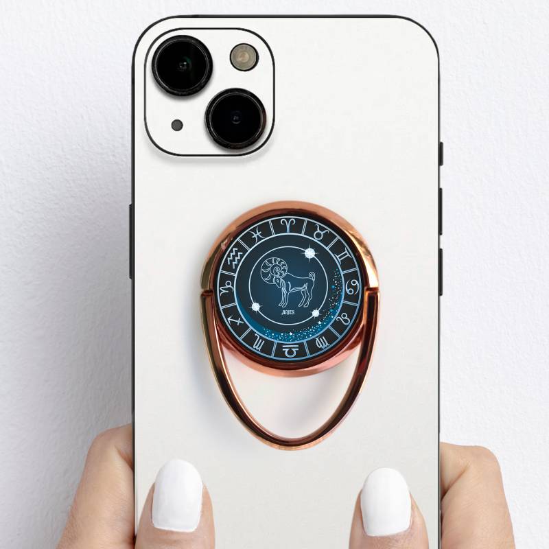 Personalizirano držalo za telefon v obliki prstana - Oven