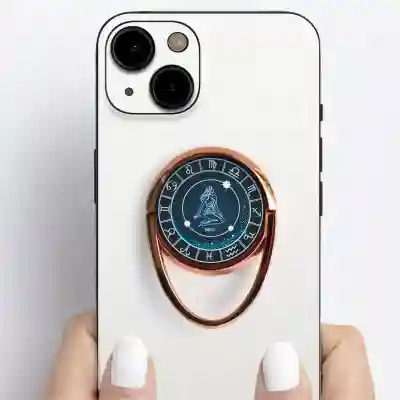 Prilagodljiv nosilec za telefon s prstanskim obročem - Devica