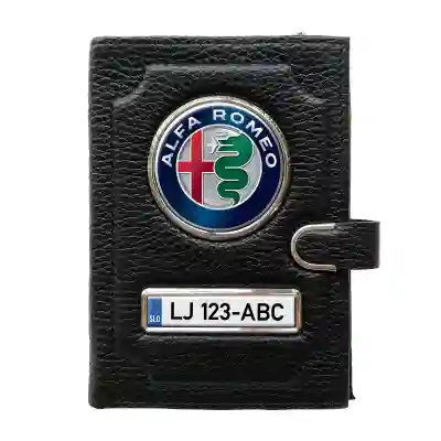 Denarnica s predalom za denar s sponko - Alfa Romeo