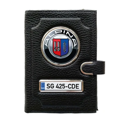 Denarnica s predalom za denar s sponko - Alpina