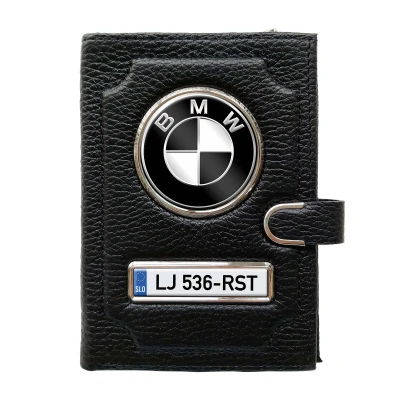 Denarnica s predalom za denar s sponko - BMW Black