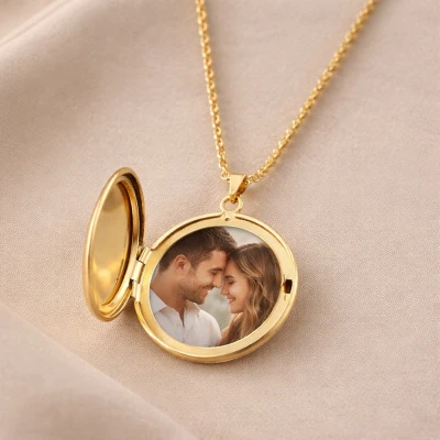 Ogrlica z medaljonom s fotografijo