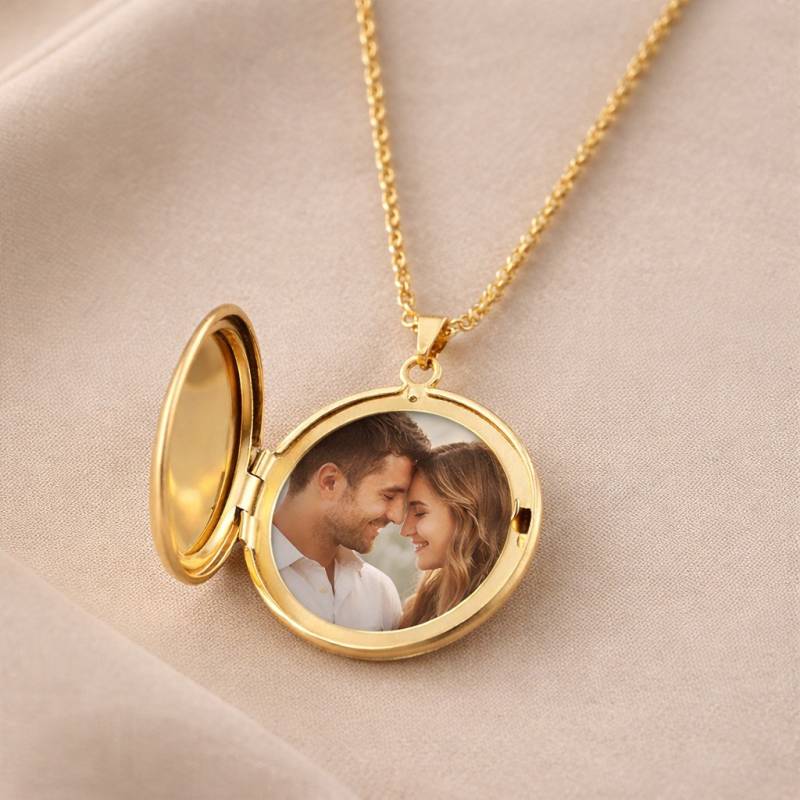 Ogrlica z medaljonom s fotografijo