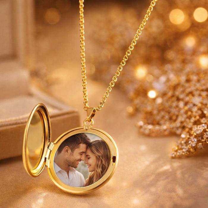 Ogrlica z medaljonom s fotografijo