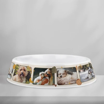 Personalizirana plastična posoda za pse - Foto kolaž