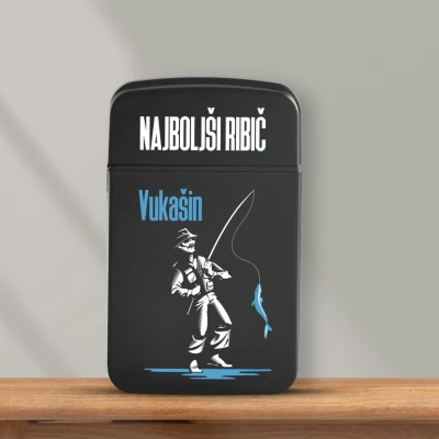 Personaliziran vžigalnik proti vetru - Najboljši ribič