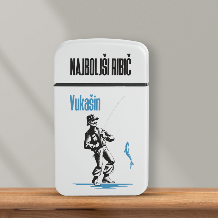 Personaliziran vžigalnik proti vetru - Najboljši ribič
