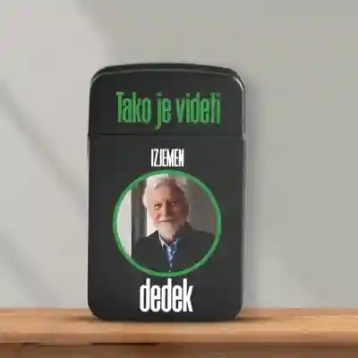 Personaliziran vžigalnik proti vetru - Dedek izredno