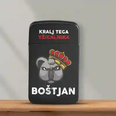 Personaliziran vžigalnik proti vetru - Kralj