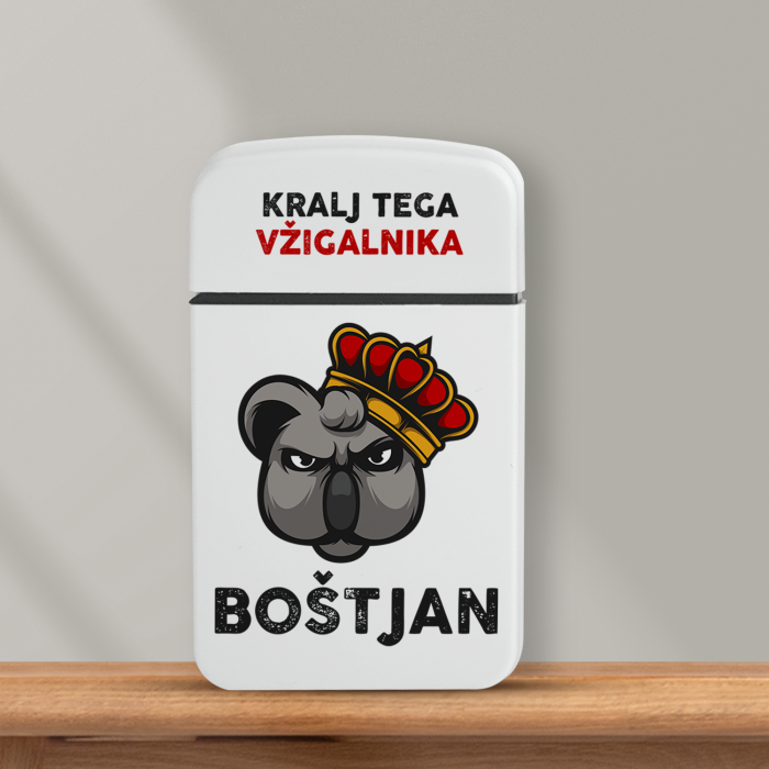 Personaliziran vžigalnik proti vetru - Kralj